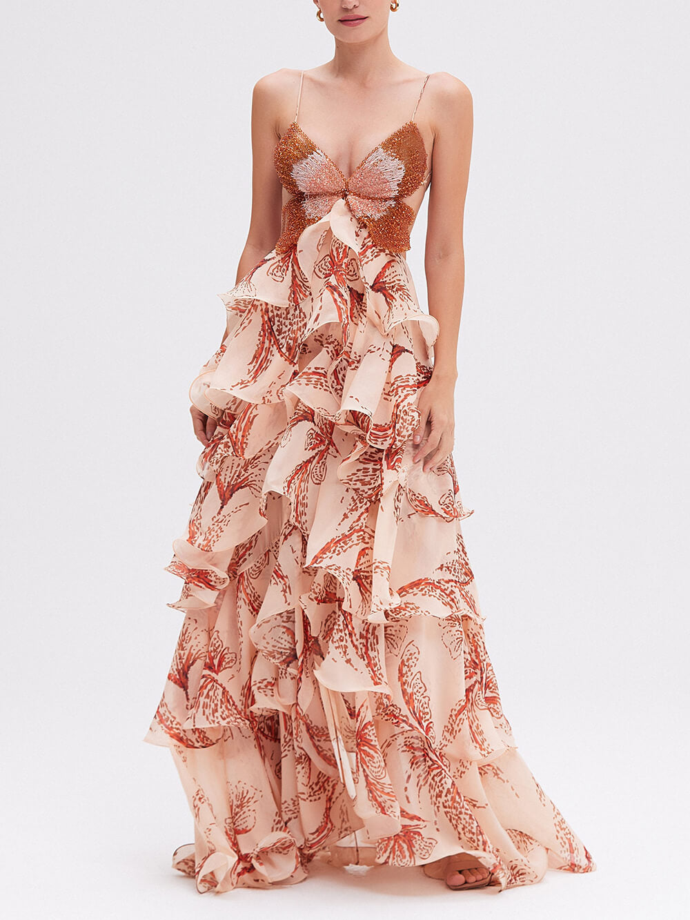 DELACROIX | Robe Maxi Papillon Signature