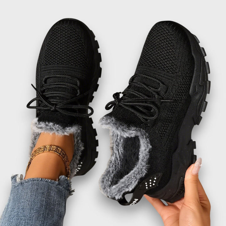 Baskets d’Hiver à Lacets – Chaudes, Légères et Confortables