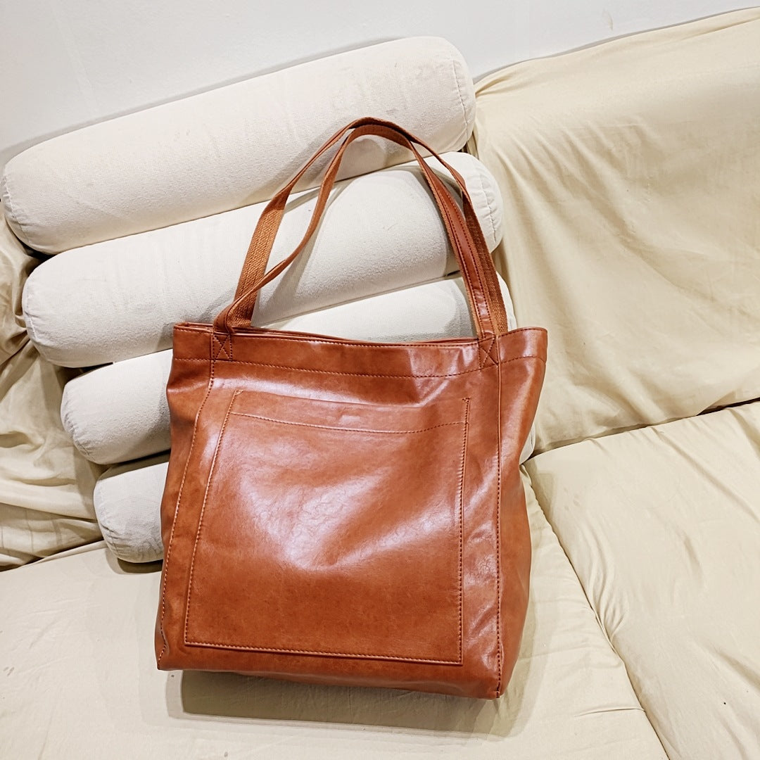 DELACROIX | Cabas en cuir authentique Signature
