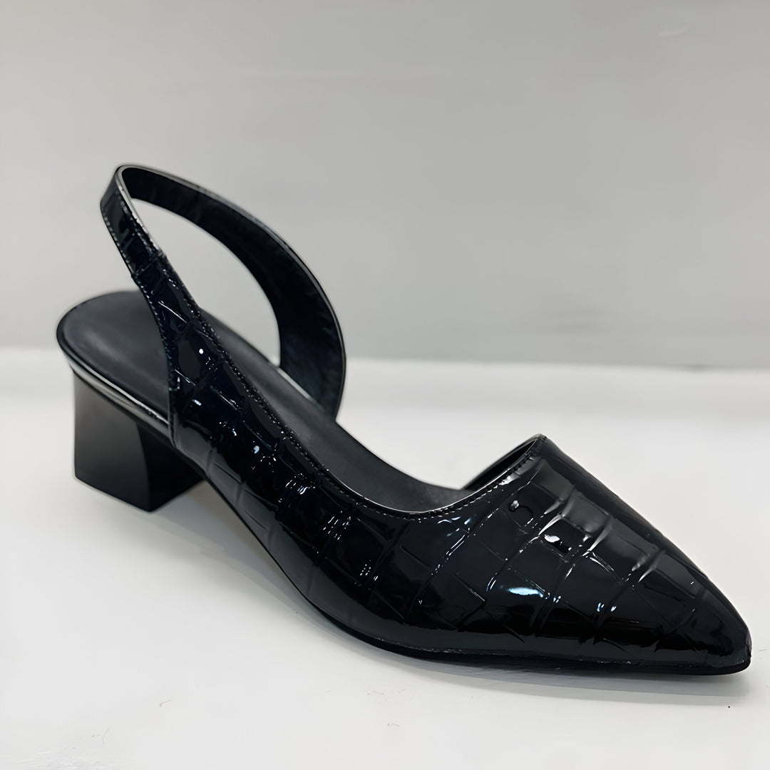 Chaussures Femme À Talon Bas Bout Pointu Coupe Fermée Usage Quotidien