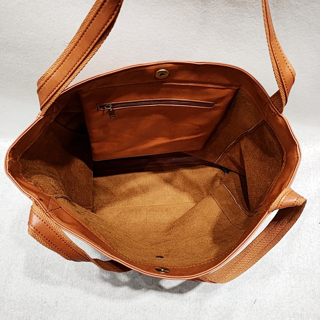 DELACROIX | Cabas en cuir authentique Signature