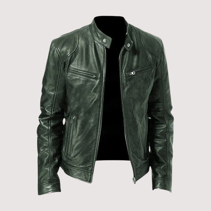 Veste en Cuir Élégante pour Homme – Cuir Véritable, Style Intemporel, Confort Toutes Saisons