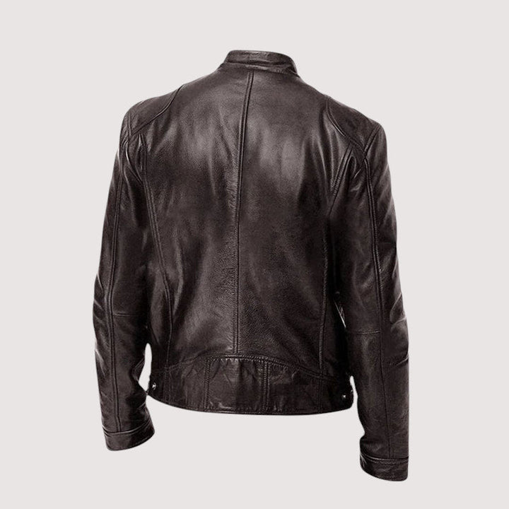 Veste en Cuir Élégante pour Homme – Cuir Véritable, Style Intemporel, Confort Toutes Saisons
