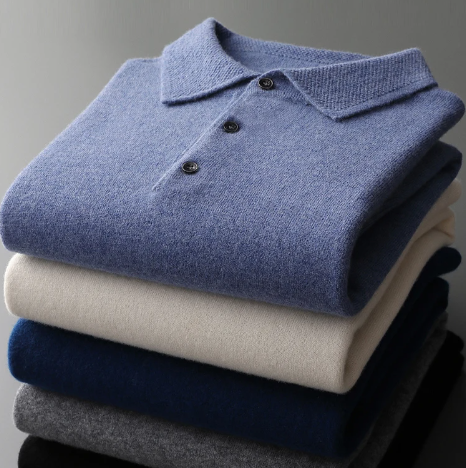 Pull Polo Homme Maille Élégante Coupe Moderne