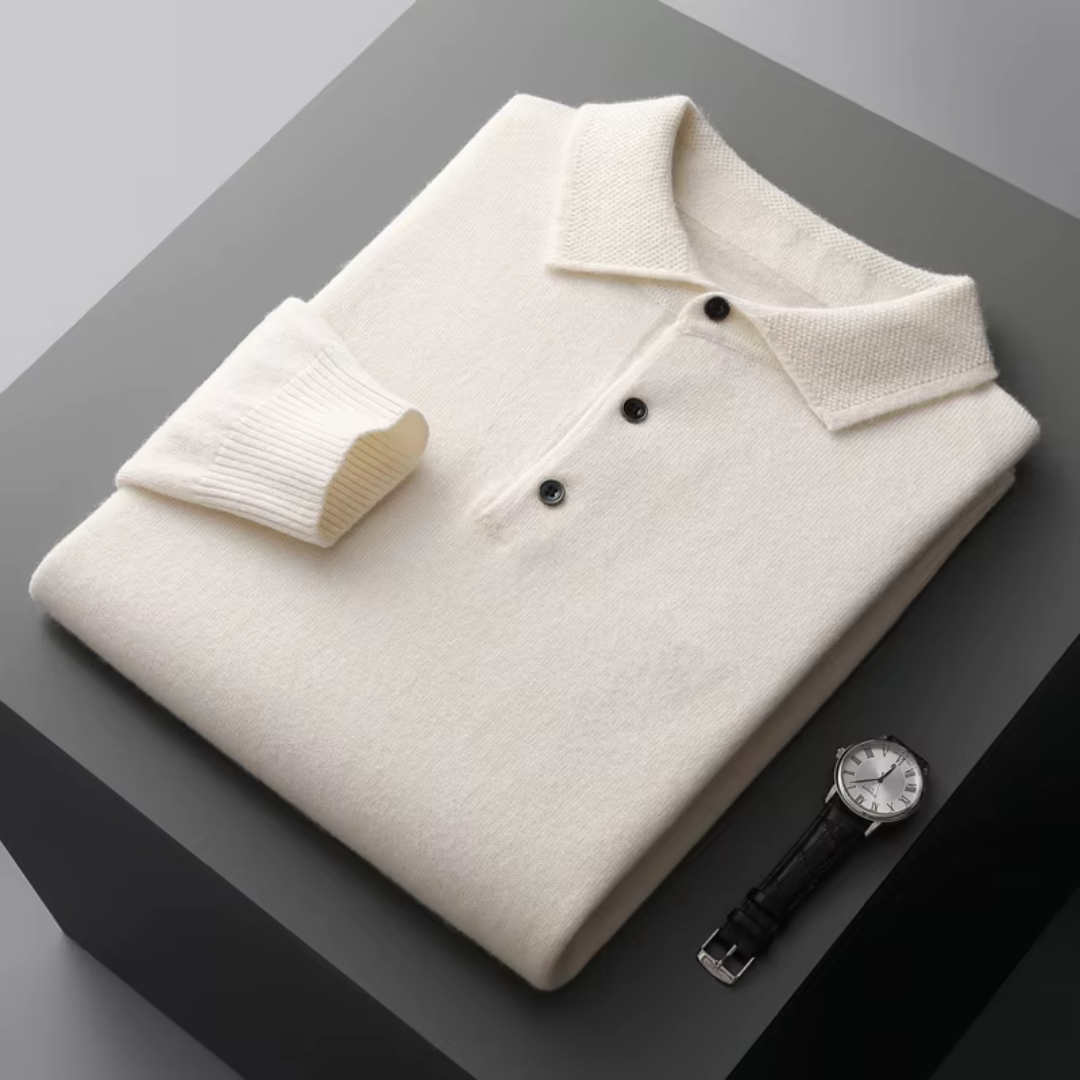 Pull Polo Homme Maille Élégante Coupe Moderne