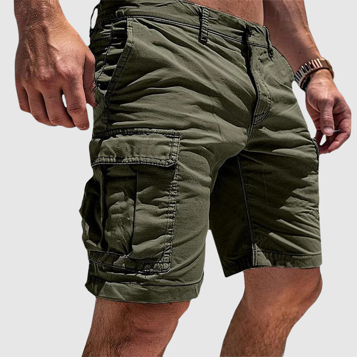 Short cargo homme à poches latérales et coupe décontractée