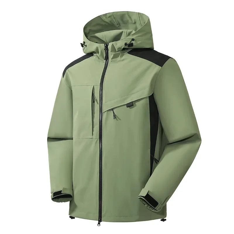 Veste de ski casual avec capuche – Chaude, résistante aux intempéries et confortable