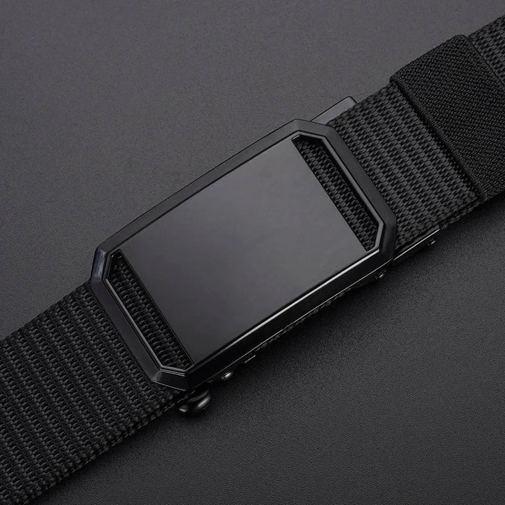 Ceinture homme en toile avec boucle automatique