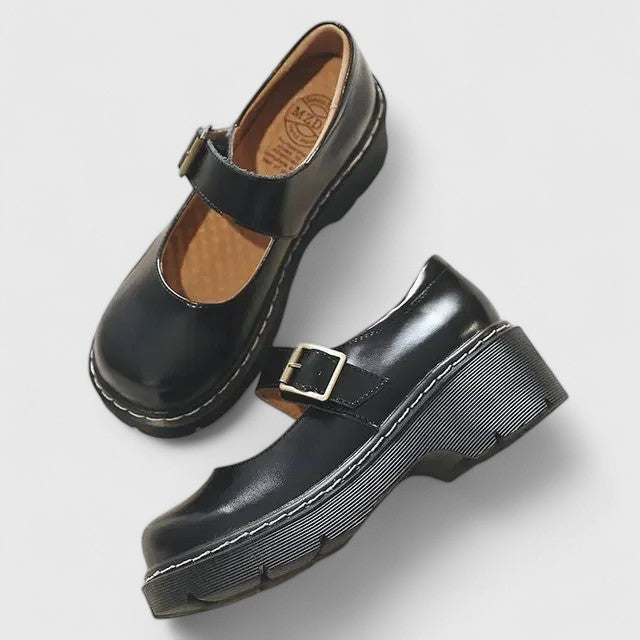 Secretique | Babies Plateforme Cuir Aveline