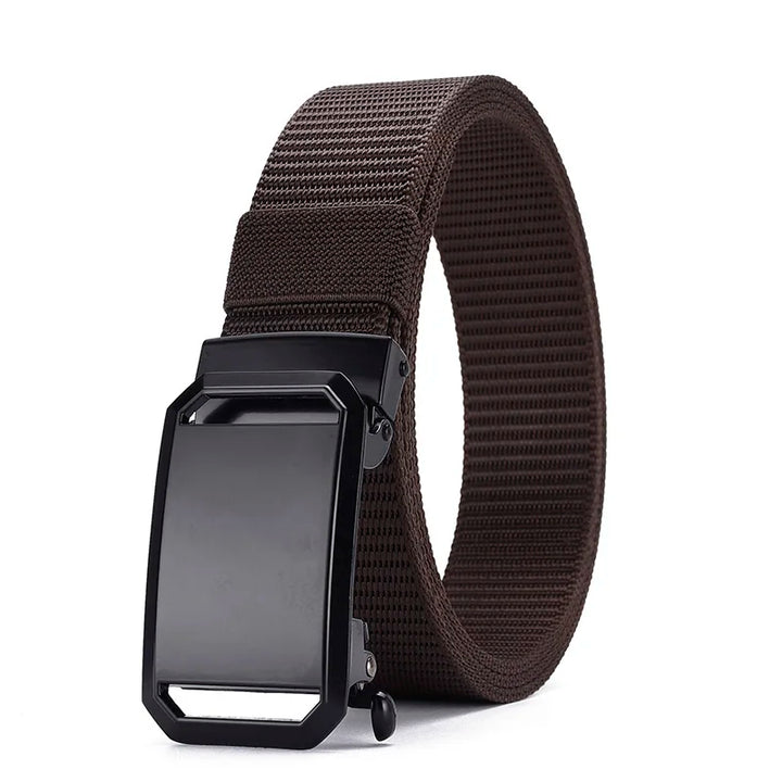 Ceinture homme en toile avec boucle automatique