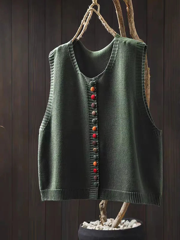 Cardigan femme en tricot doux à col rond – coupe fluide, élégant et confortable pour l’automne et l’hiver