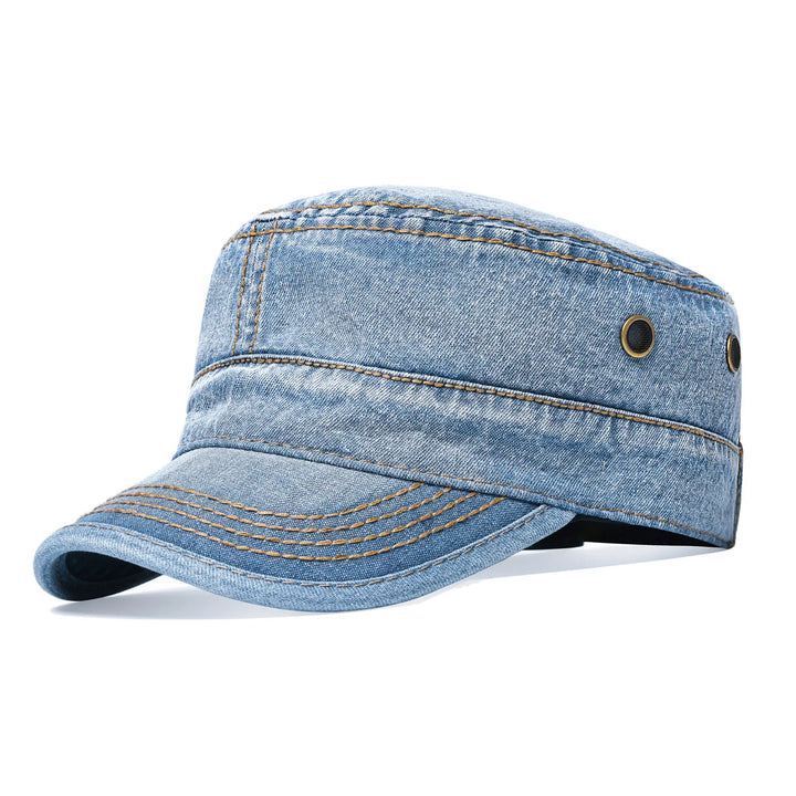 Casquette militaire pour homme en coton résistant – style vintage ajustable et intemporel