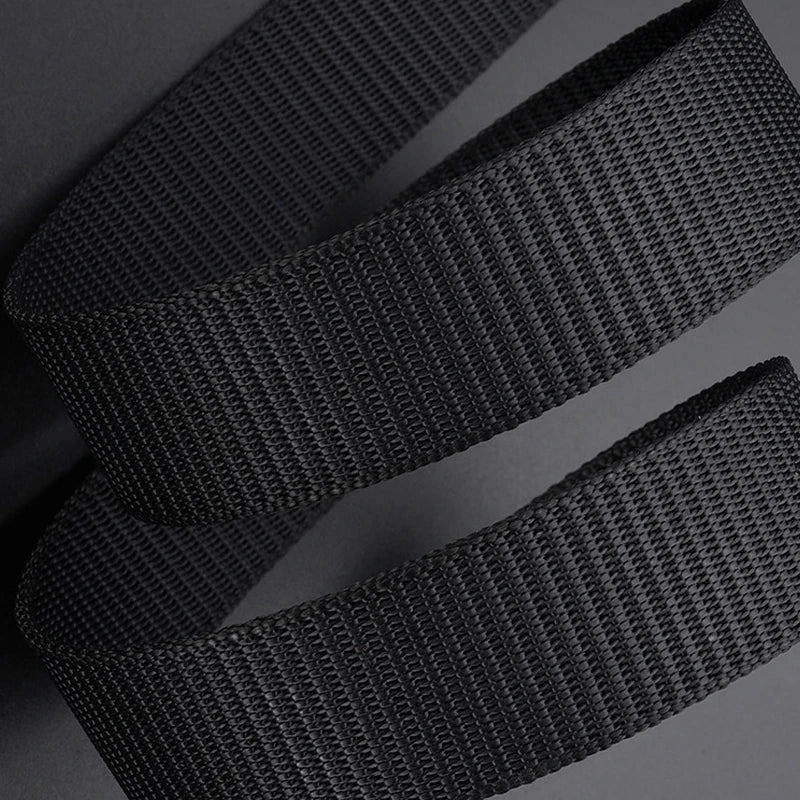 Ceinture homme en toile avec boucle automatique
