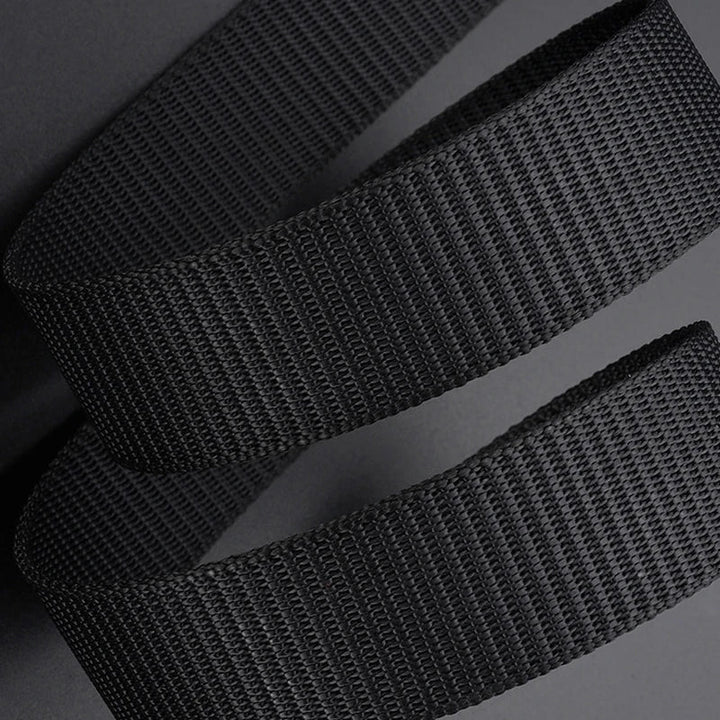 Ceinture homme en toile avec boucle automatique