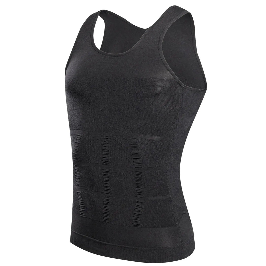 Débardeur gainant homme sans couture avec compression ventre