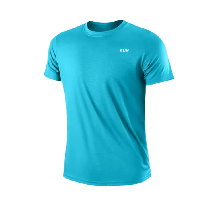 T-shirt à manches courtes pour homme, séchage rapide, évacuation de l&
