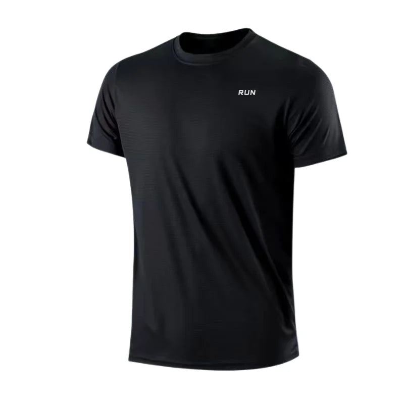 T-shirt à manches courtes pour homme, séchage rapide, évacuation de l&