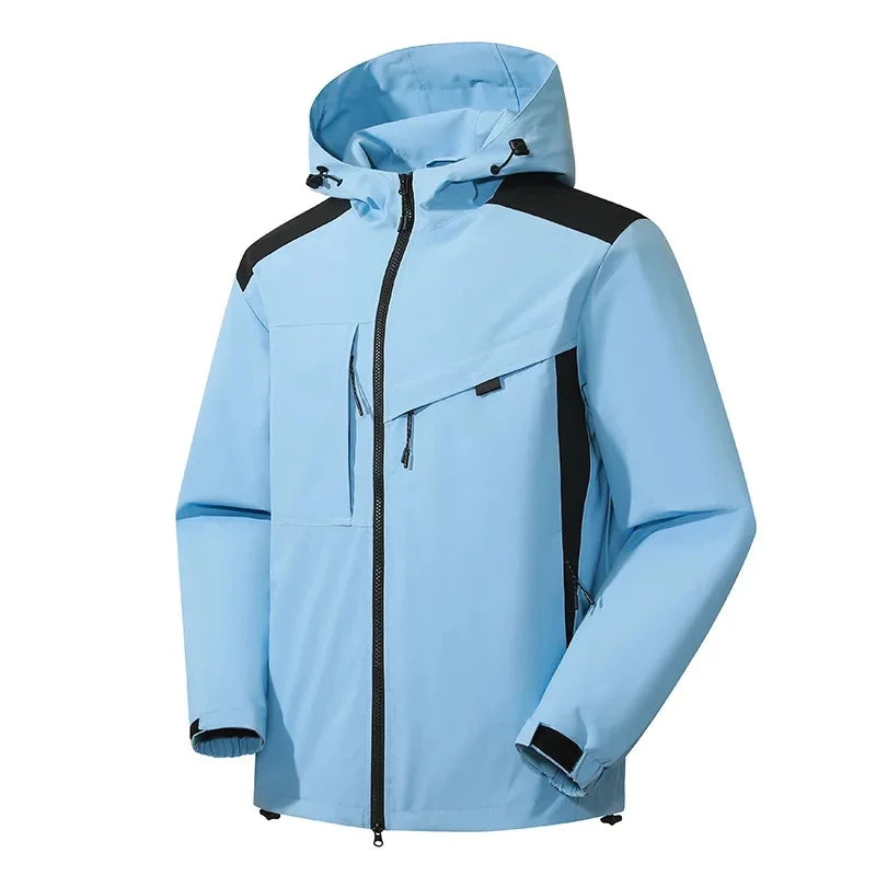 Veste de ski casual avec capuche – Chaude, résistante aux intempéries et confortable