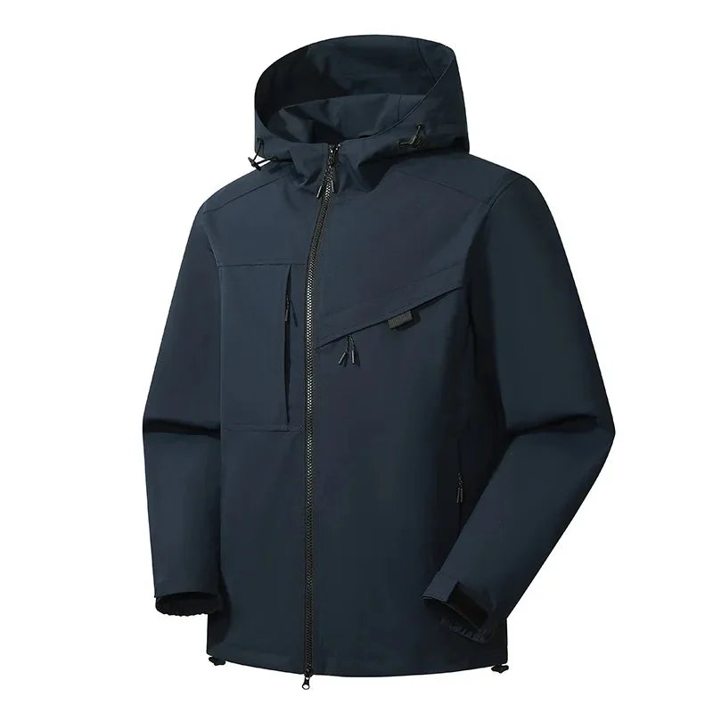 Veste de ski casual avec capuche – Chaude, résistante aux intempéries et confortable