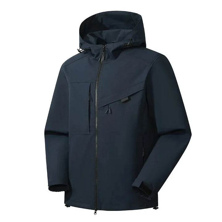 Veste de ski casual avec capuche – Chaude, résistante aux intempéries et confortable