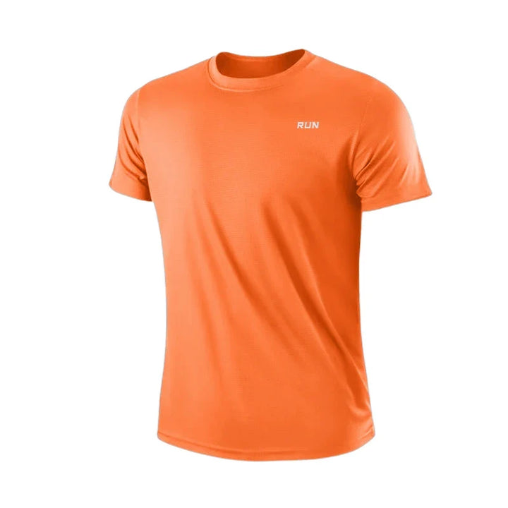 T-shirt à manches courtes pour homme, séchage rapide, évacuation de l&
