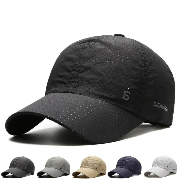 Casquette homme respirante à séchage rapide pour extérieur