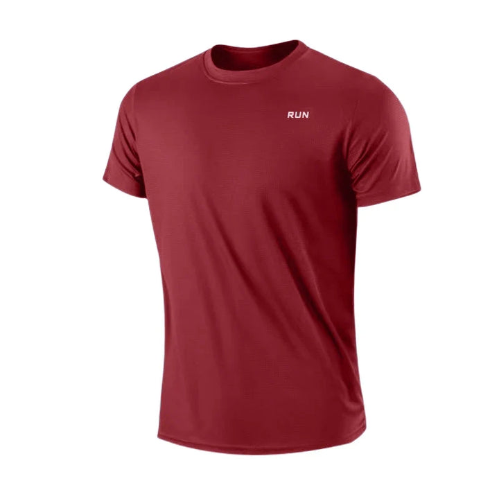 T-shirt à manches courtes pour homme, séchage rapide, évacuation de l&