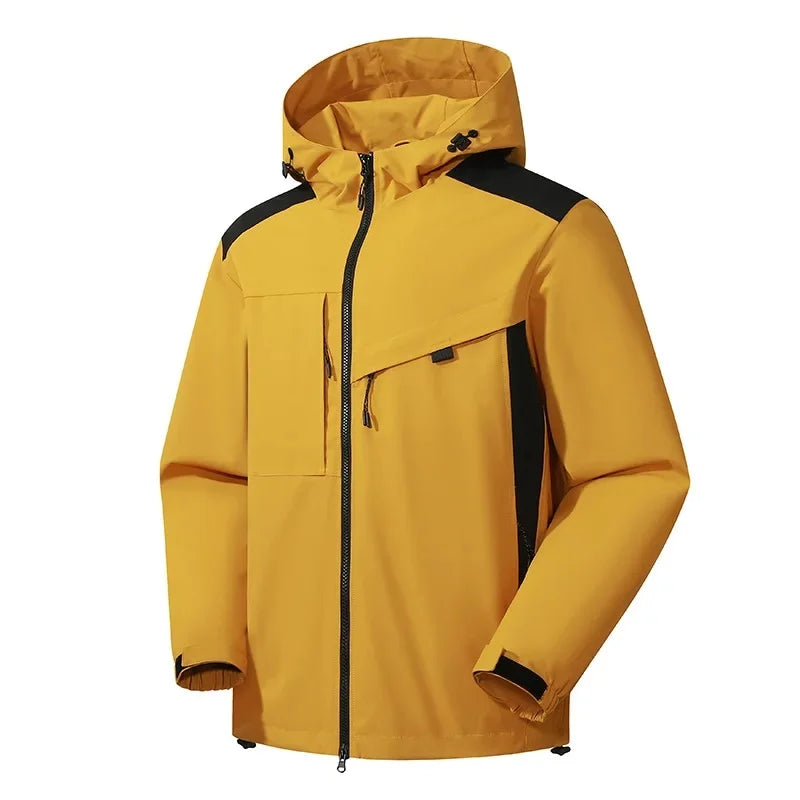 Veste de ski casual avec capuche – Chaude, résistante aux intempéries et confortable