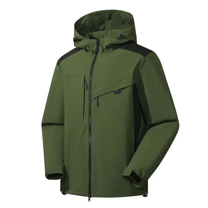 Veste de ski casual avec capuche – Chaude, résistante aux intempéries et confortable