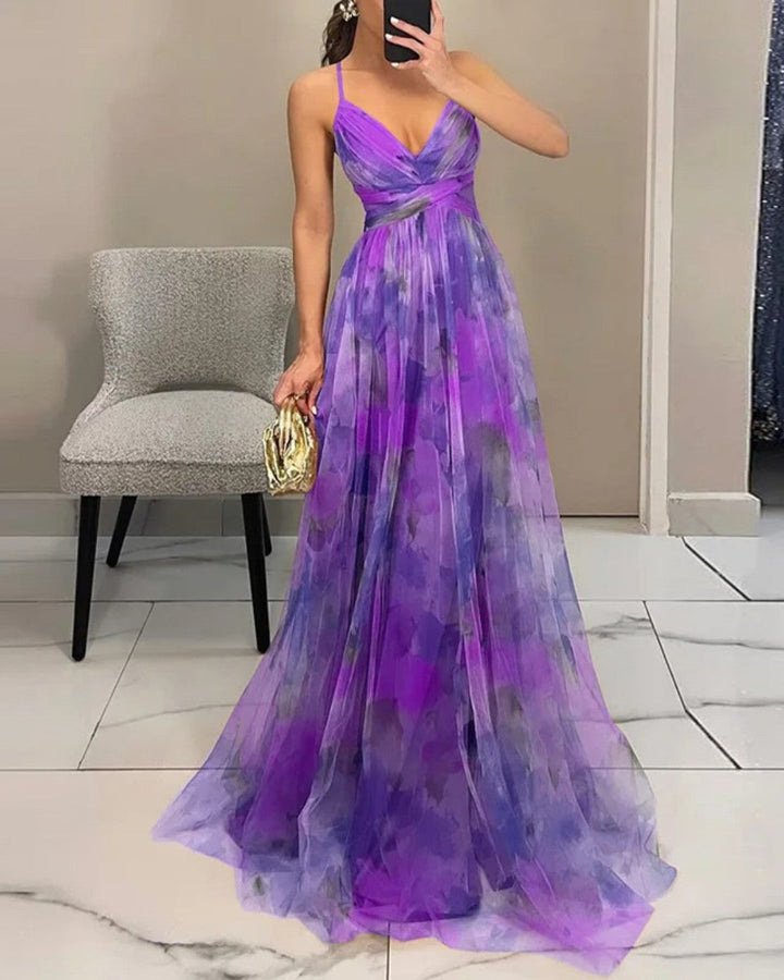 DELACROIX | Robe Maxi Élégance Florale