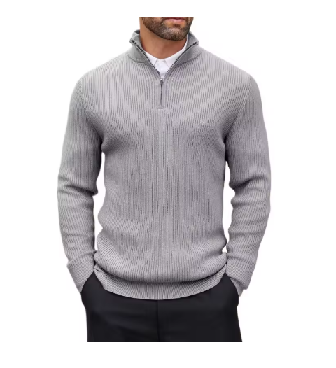 Gabriel - Pull homme à col zippé