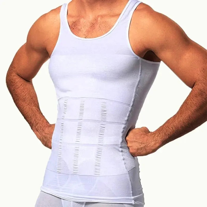 Débardeur gainant homme sans couture avec compression ventre