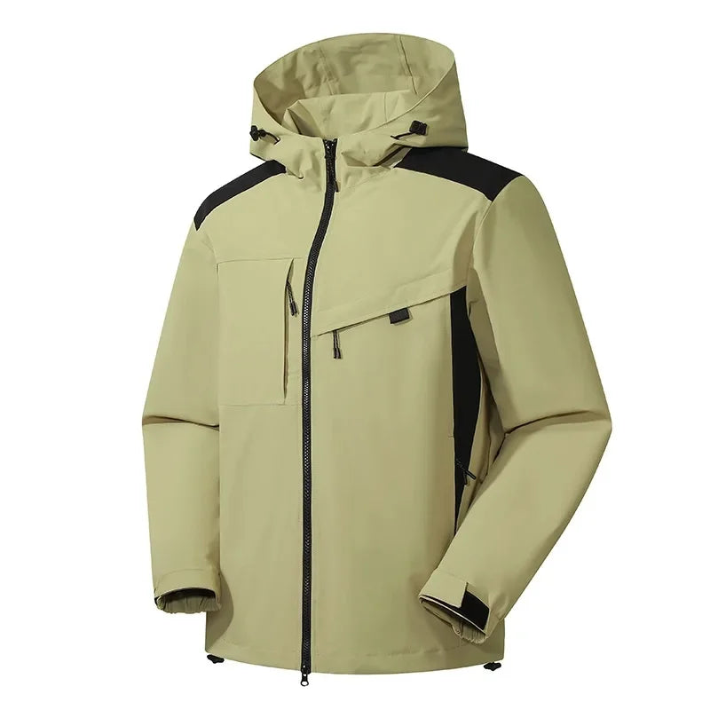Veste de ski casual avec capuche – Chaude, résistante aux intempéries et confortable