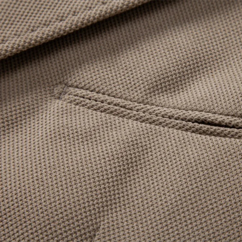 Blazer Homme Élégant à Revers Classique Coupe Moderne