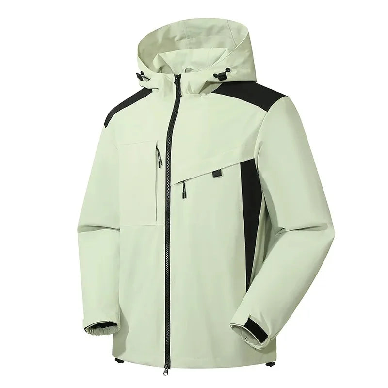 Veste de ski casual avec capuche – Chaude, résistante aux intempéries et confortable