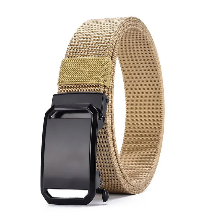 Ceinture homme en toile avec boucle automatique