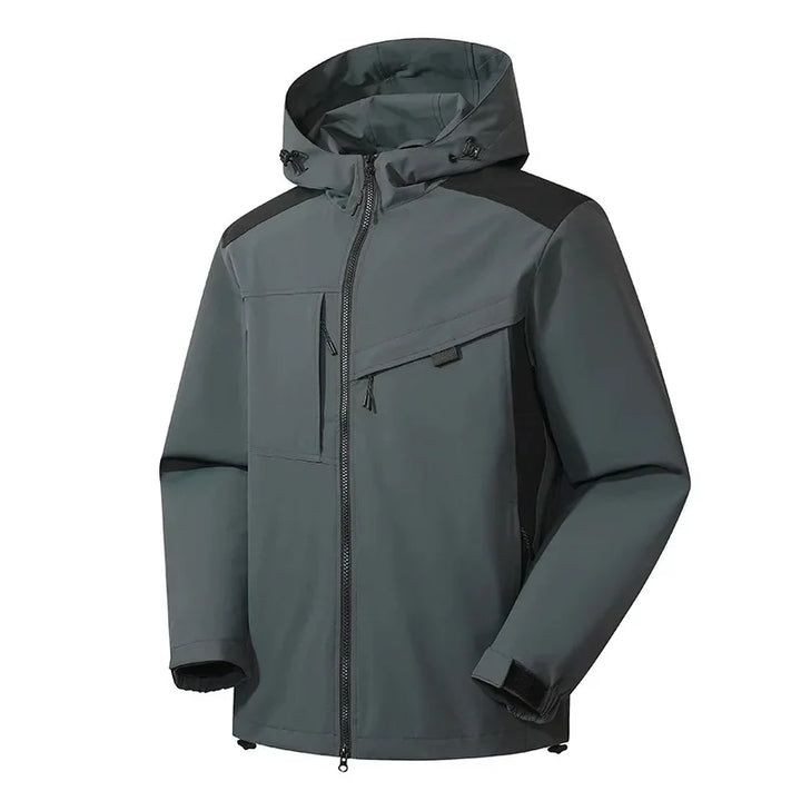 Veste de ski casual avec capuche – Chaude, résistante aux intempéries et confortable