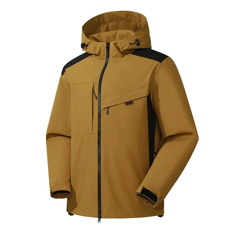 Veste de ski casual avec capuche – Chaude, résistante aux intempéries et confortable