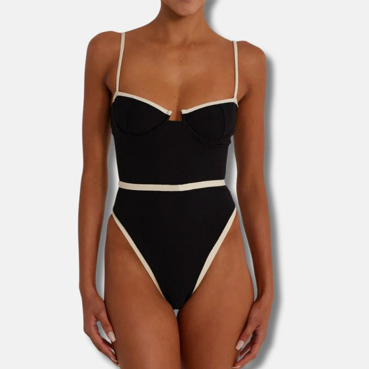 Maillot de Bain Une Pièce Élégant Femme