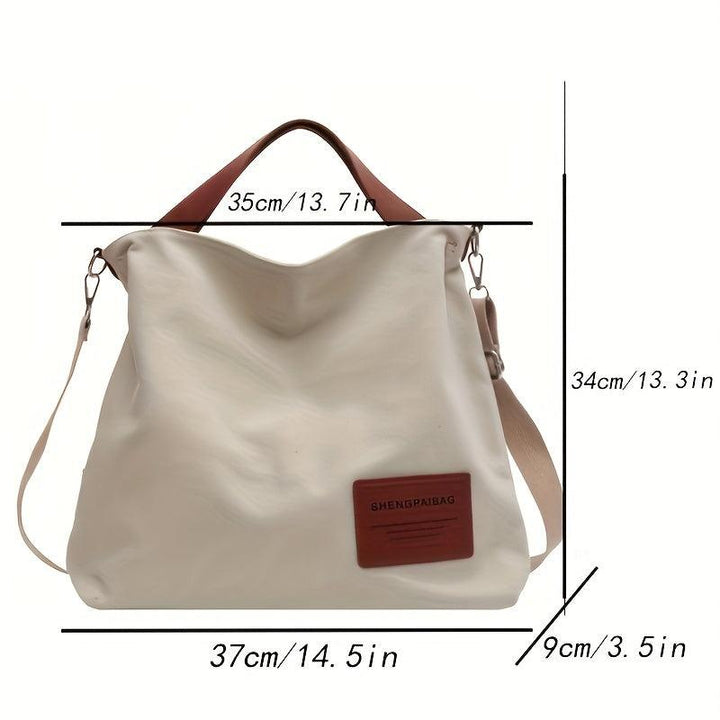 Sac bandoulière en toile élégant – pratique, minimaliste et polyvalent