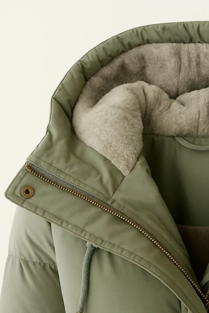 Manteau long matelassé femme – doudoune chaude et légère pour l’hiver