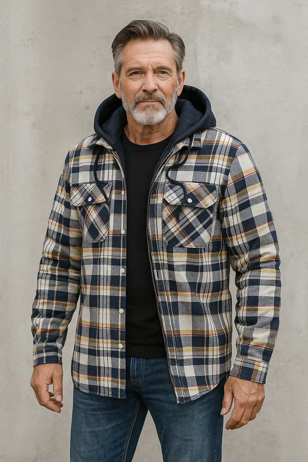 Veste Homme en Mélange de Laine – Chaleur, Confort et Élégance