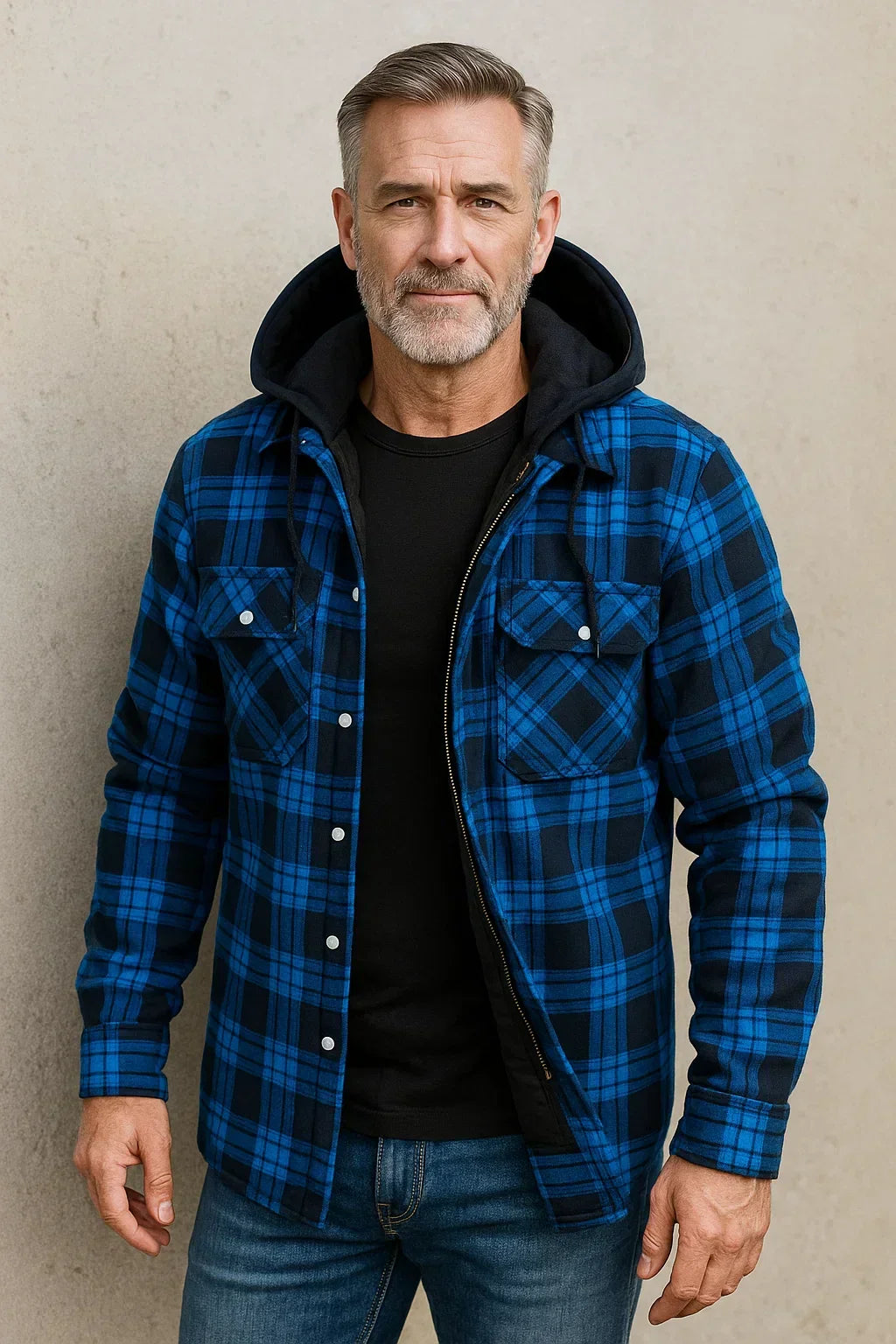 Veste Homme en Mélange de Laine – Chaleur, Confort et Élégance