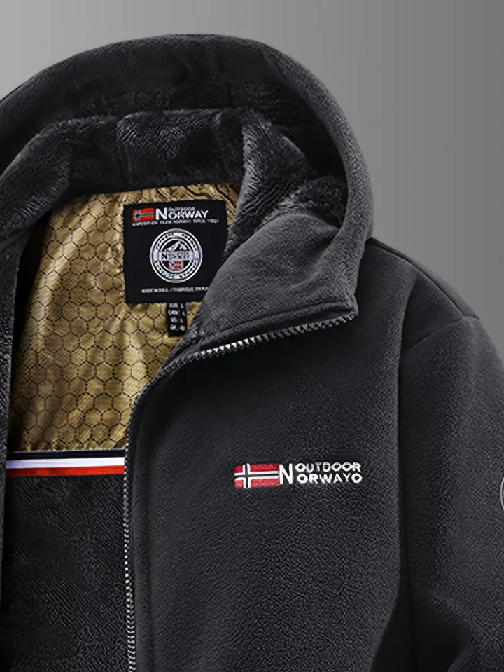 Veste d’Hiver Chaude pour Homme avec Doublure Polaire – Coupe-Vent et Déperlante