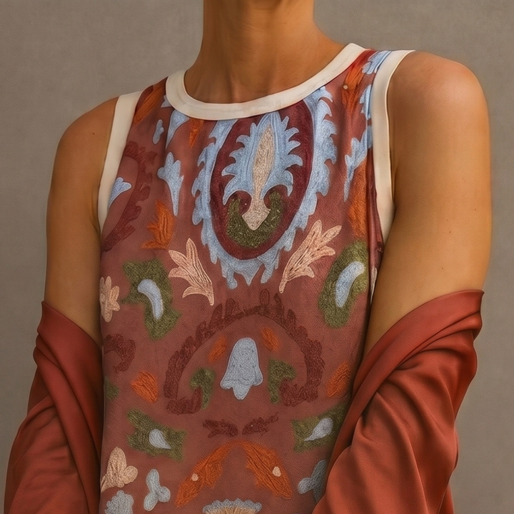 Ensemble femme robe longue avec veste assortie