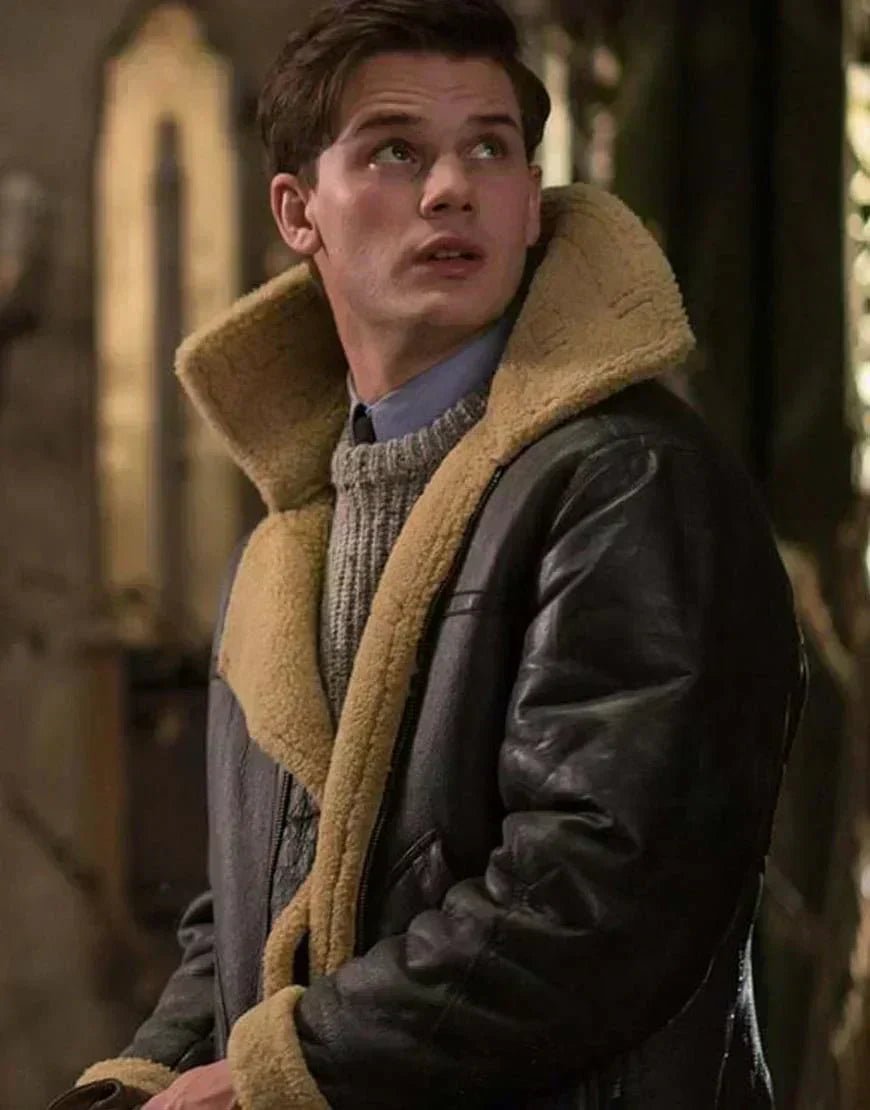 Veste en cuir d’agneau pour homme – élégance hivernale, coupe structurée et confort premium