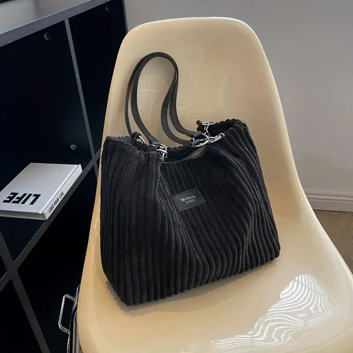 Sac Cabas Femme Texturé à Chaîne Élégante