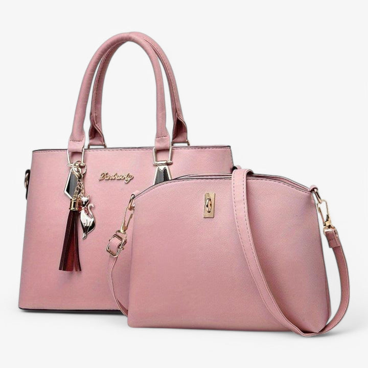 Sac À Main Femme Ensemble Élégant Avec Bandoulière Assortie