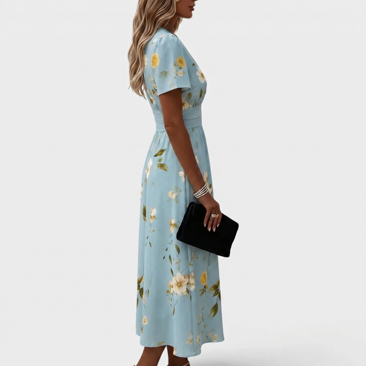 DELACROIX | Robe Élégante Florale Élina