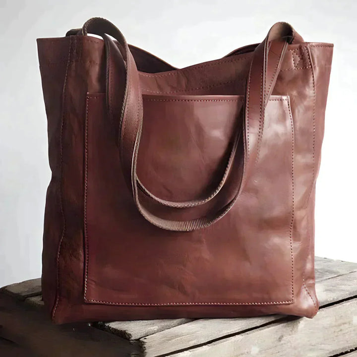 DELACROIX | Cabas en cuir authentique Signature